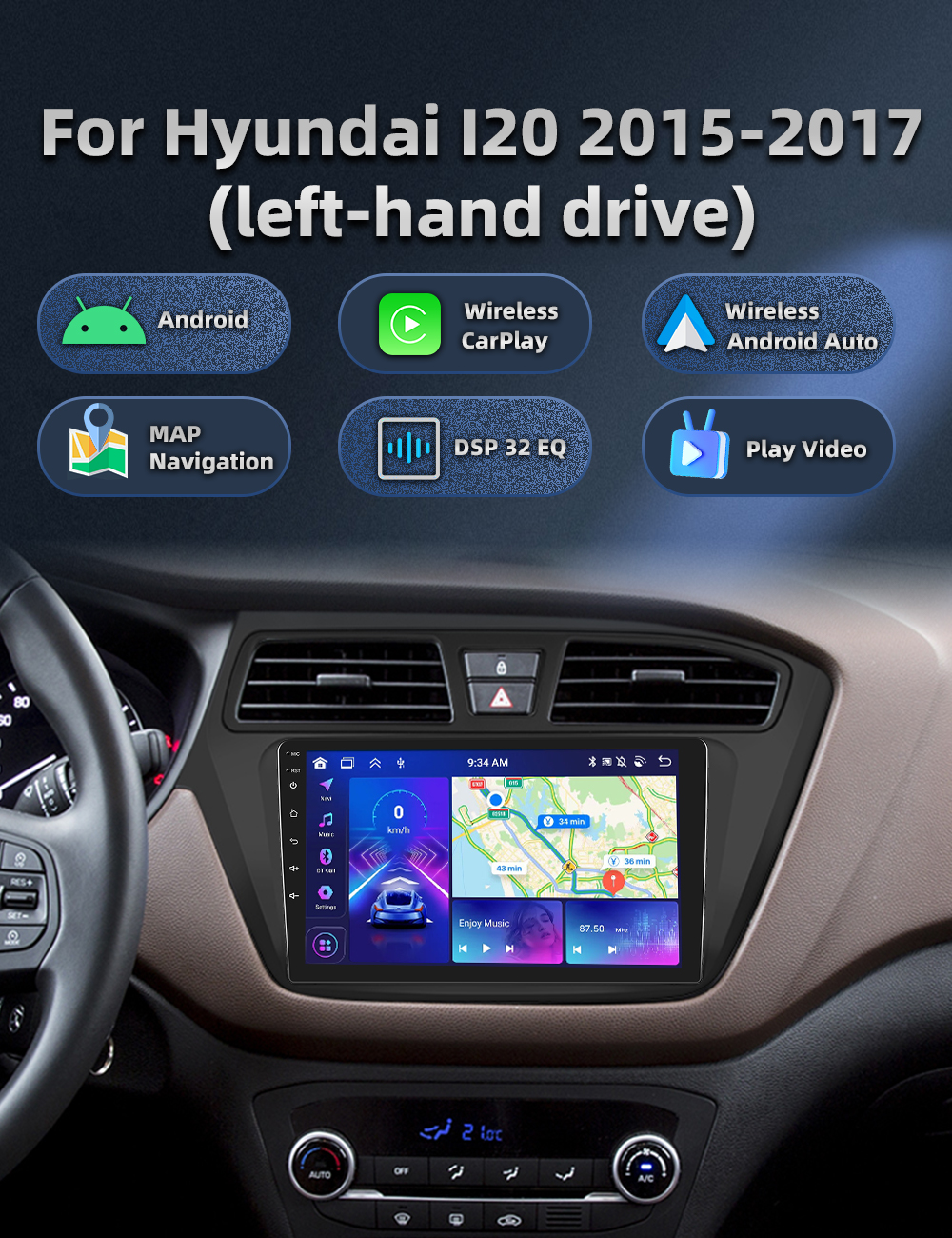 Funkcje systemu Android w Hyundai i20